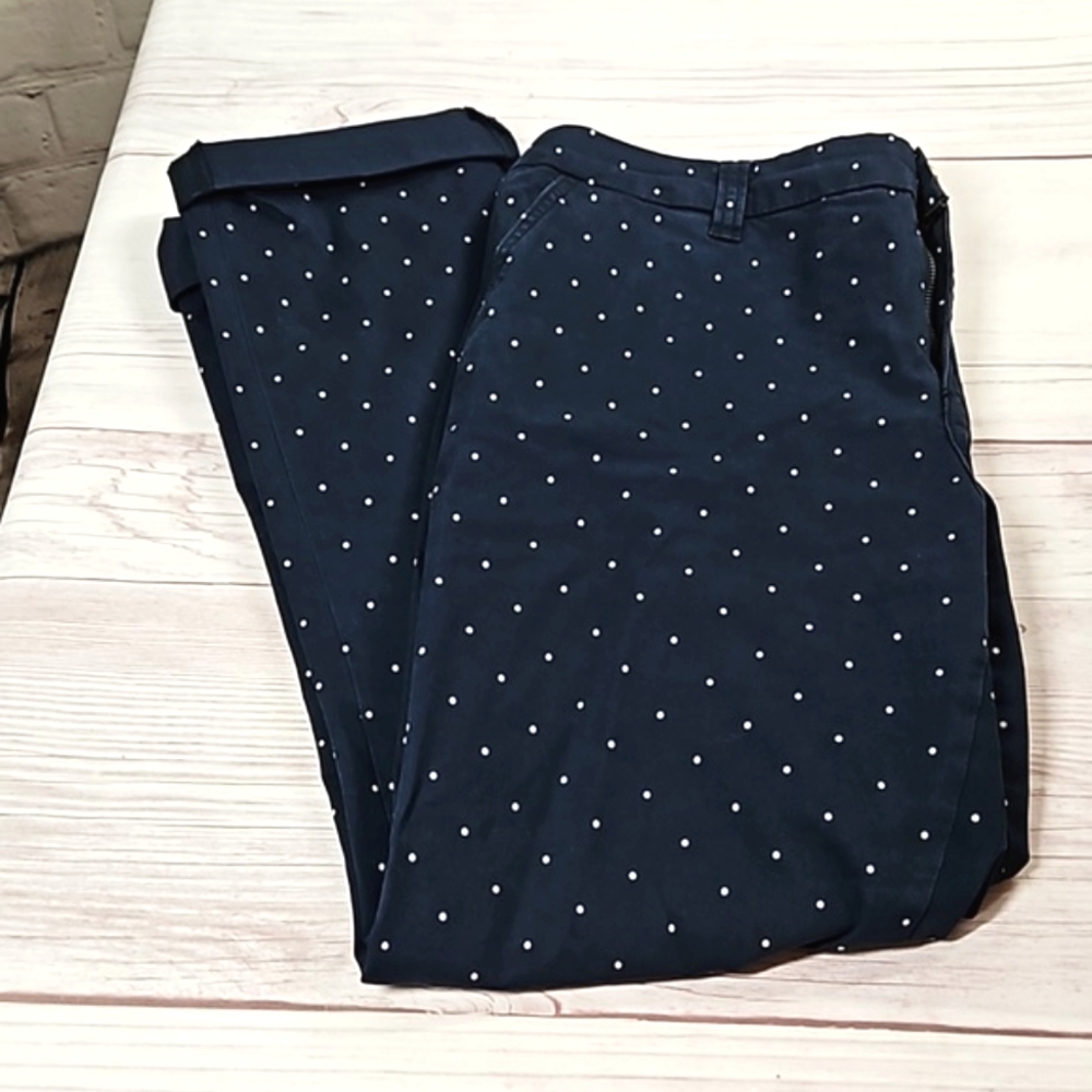 Tommy Hilfiger Chinos - Navy with White Polka Dots